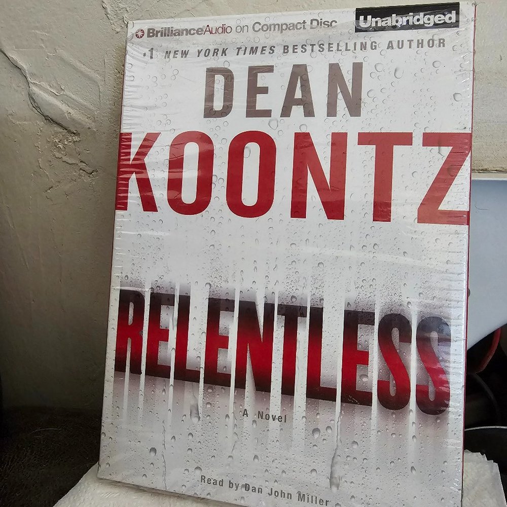 Relentless By Dean Koontz Book on CD 8 disk set